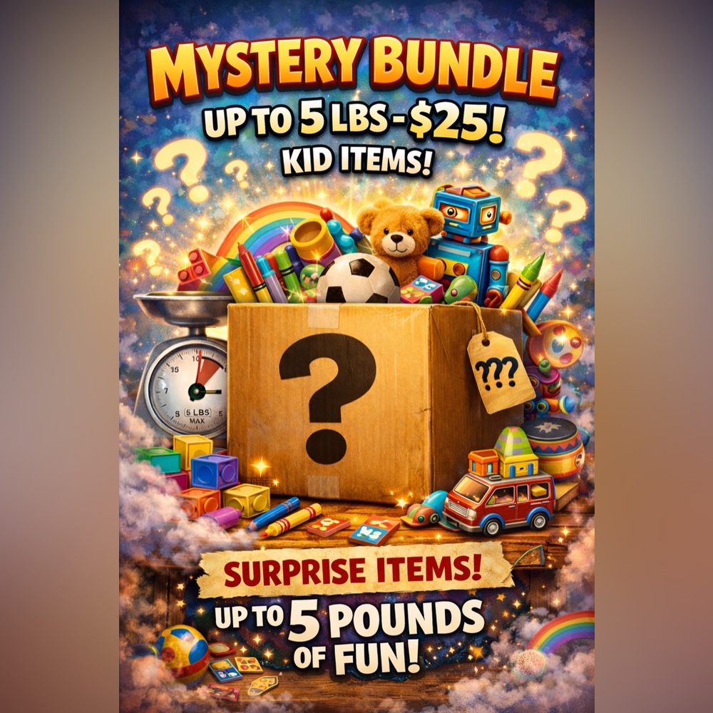 Kids Clothing Mystery Bundle Box of 5libs Mixed Brands Surprise Lot